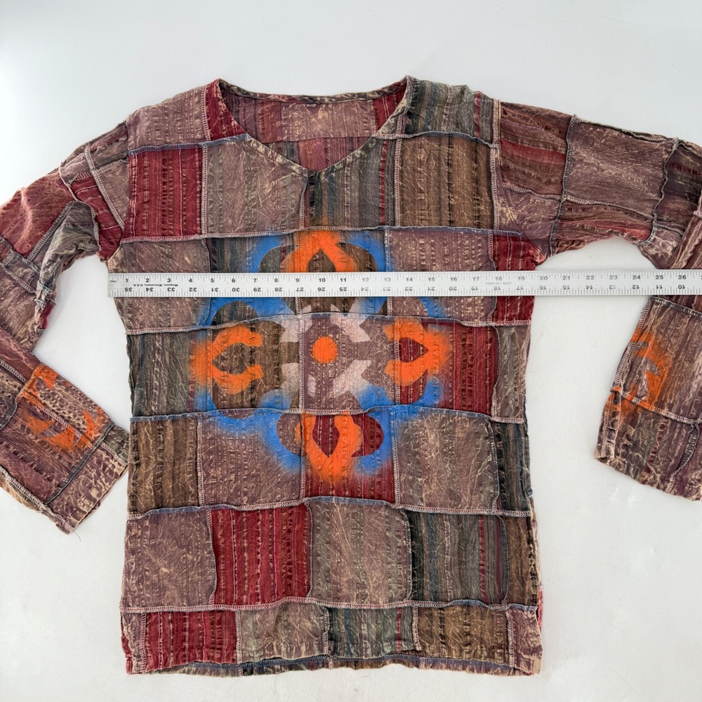 Unbranded Patchwork Bohemian Multiprint 100% Cott… - image 12